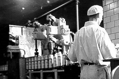 Consumer-Farmer Milk Cooperative workers processing and packaging milk