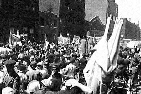 Demonstrations lead by the league of Settlement House Movements in the 1930's