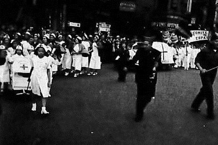 Demonstrations lead by the league of Settlement House Movements in the 1930's