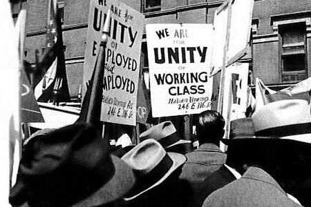 Demonstrations lead by the league of Settlement House Movements in the 1930's
