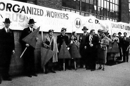 Demonstrations lead by the league of Settlement House Movements in the 1930's