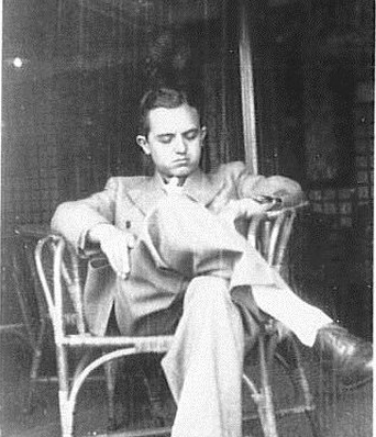 Meyer Parodneck on board a ship off Southampton - Photo printed September 5, 1936
