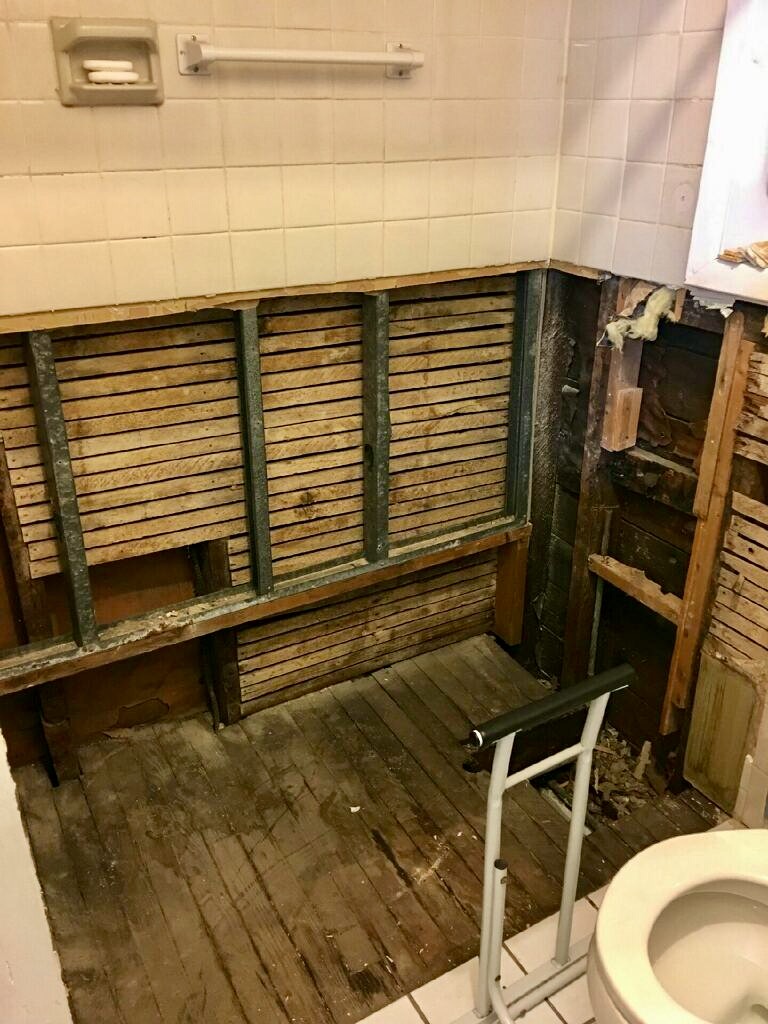 Bathroom During Construction